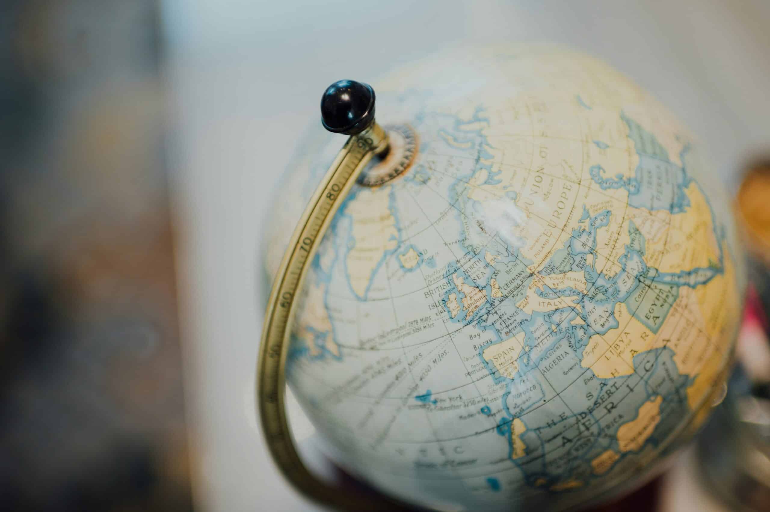 EOR Setup South Africa photo of world globe
